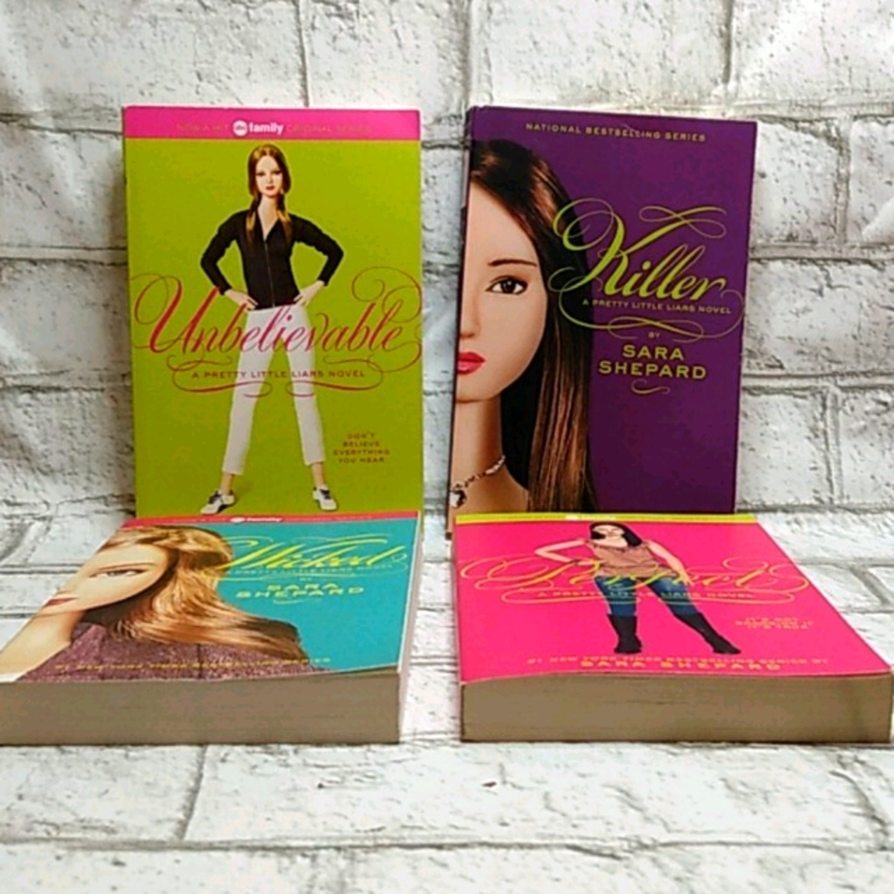 A Pretty Little Liars series Novels 4 books by Sara Shepard